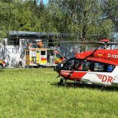 Verunfallter Radler