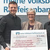 Stiftung unterstützt Donum Vitae mit 3.000 Euro