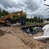 Fortschritte auf der Baustelle der Grundschule