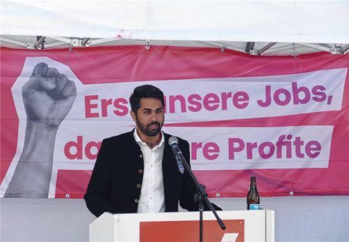 Abuzar Erdogan betonte bei seiner ersten Rede im Amt die Bedeutung der Arbeit als Quelle des Wohlstands.