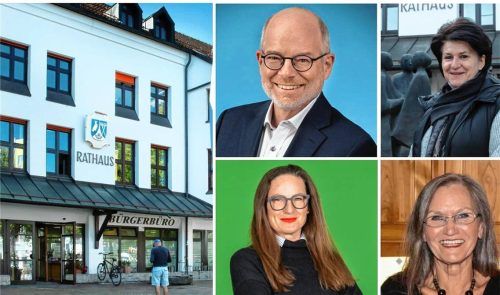 Am Mittwoch (07. Mai) wird im Priener Rathaus in der konstituierenden Sitzung des neuen Gemeinderats auch die neuen Stellvertreter oder Stellvertreterinnen von Bürgermeister Andreas Friedrich gewählt. Dazu gibt es einige Möglichkeiten und viel Diskussion in der Chiemseegemeinde. Zur wahl könnten Rosi Hell, Gabi Schelhas, Anna Schlemer und Michael Anner stehen (im Uhrzeigersinn). Foto Berger/privat