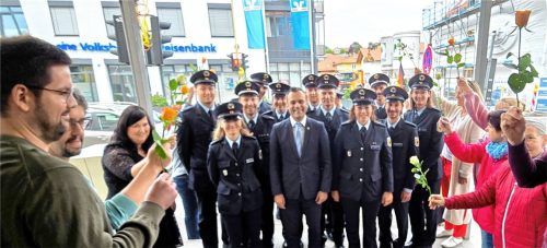 Applaus für die erfolgreichen Athleten.Foto Ammelburger
