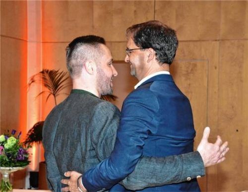 Arbeiteten eng zusammen: Daniel Artmann, Zweiter Bürgermeister der Stadt, und Andreas März.