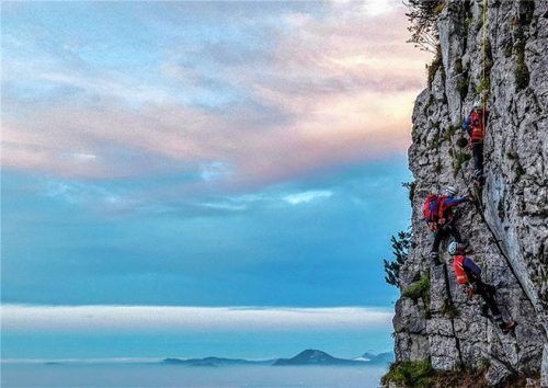 Atemberaubende Bilder: Rettungseinsatz am Watzmann.Foto  re
