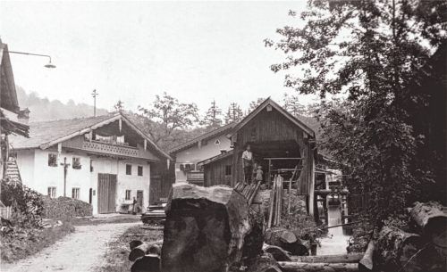 Beim Sagmeister, um 1920 (Gemeinde Nußdorf am Inn).Gerhard Nixdorf, 1999