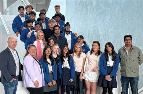 Besuch der indischen Gastschüler des DBBC im Rathaus Bad Aibling. Foto re