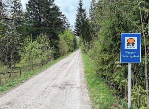 Das Wasserschutzgebiet versorgt bis zu 30.000 Menschen mit Trinkwasser. Foto Landratsamt