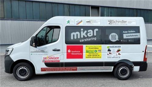 Der Wasserburger Carsharing-Bus. Foto mikar