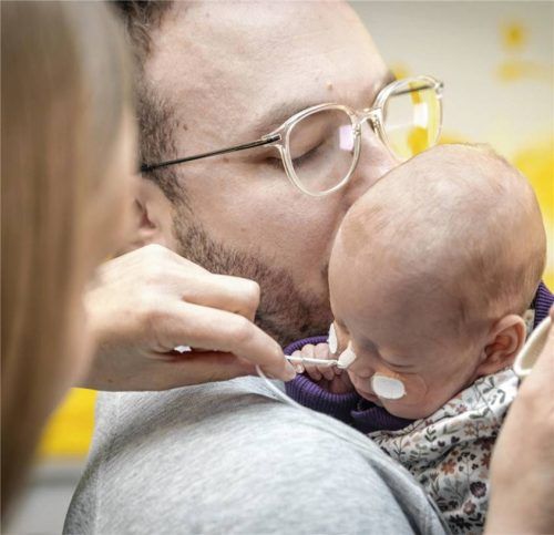 Die kleine Florentina wurde mittlerweile aus dem Krankenhaus entlassen. Foto Romed Rosenheim
