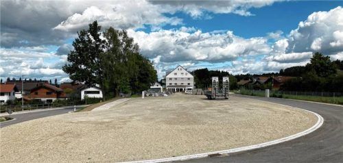 Die neue Dorfmitte von Soyen soll heuer fertig werden. Foto Günster