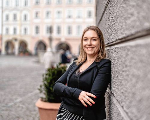 Die Rosenheimer Citymanagerin Kathrin Schrubar. Foto Sissi Richter