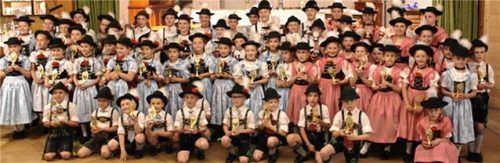 Die stolzen Sieger in der Kinderklasse.Foto Wimmer