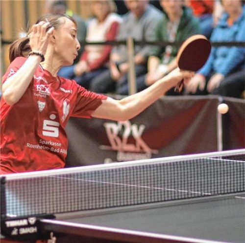 Die Taiwanesin Yu-Chiao Huang verlässt den SV-DJK Kolbermoor nach nur einer Saison.Foto Gerhard Erlich