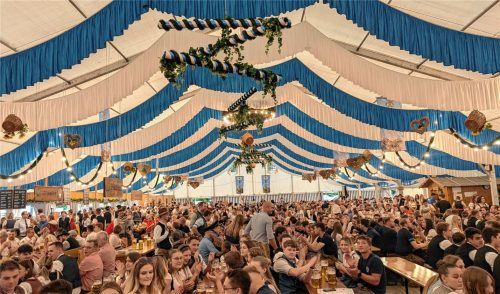 Dieses Jahr wird ein neuer Zeltbauer das Festzelt errichten: Die Größe bleibt gleich, die Deko wird angepasst. Foto Dalhoff