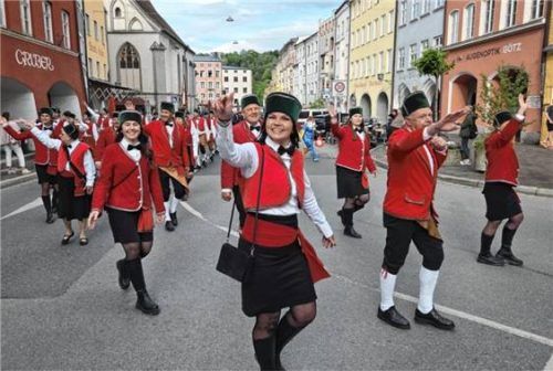 Ein strahlendes Lächeln schenkten die Schäffler.