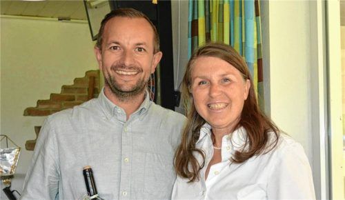 Freuten sich über gelungene Projekte: (von links) Stellvertreter Tobias Gasteiger und Vorsitzende Elisabeth Noichl bei der Jahresversammlung des Jugendsportfördervereins. Foto  Eder