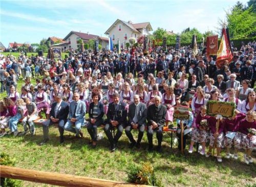 Groß war der Andrang auch aus den umgebenden Gemeinden während der viertägigen Feier.Foto re