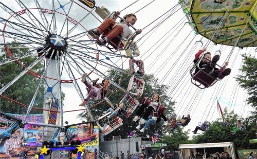 Gute Stimmung herrschte auf dem Frühlingsfest in Wasserburg.Foto Rieger