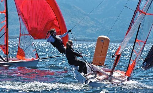 Impressionen von der 29er-Chiemsee-Trophy der 29er-Klasse, die der Seebrucker Regatta-Verein ausrichtete. Foto mmü