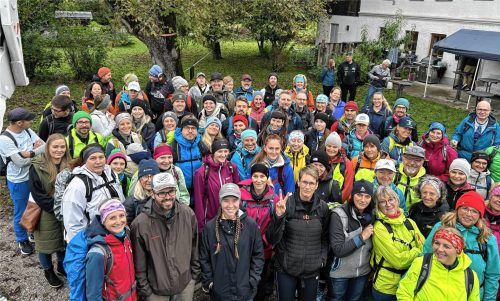 Insgesamt 93 Wanderer nahmen an der ersten Benefizaktion im September 2024 rund um Wasserburg teil.