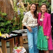 Malen für einen guten Zweck – im Blumenladen