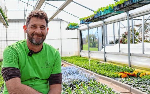 Markus Böck hat die Gärtnerei „Blumen Böck“ 2013 von seinen Eltern übernommen.Fotos  Sophie Mischner