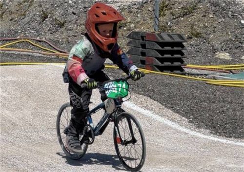 Mila Gumbert erreichte bei ihrem ersten Auswärtsrennen den sechsten Platz.Foto Markus Gumbert