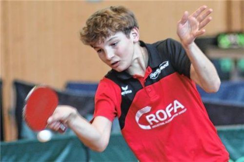 Nico Jähnig vom SV Riedering gewann in der Altersklasse 13 der Buben.Fotos Gerhard Erlich
