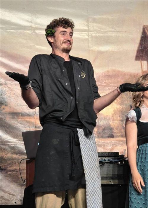 Nico Wright, der Sieger, war sichtlich überrascht von seinem Erfolg.