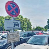 Ein neuer Parkplatz für das Frühlingsfest