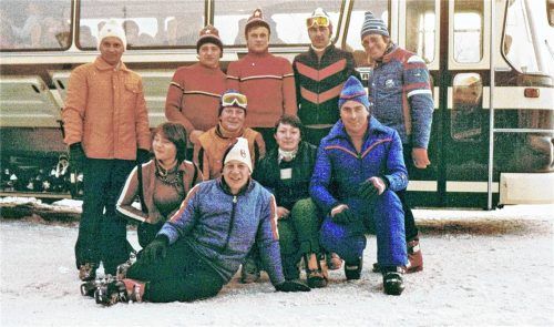 Skisport im Jahr 1976 – so sahen die Anfänge der Sparte Wintersport, Abteilung Ski, im TSV aus. Foto re