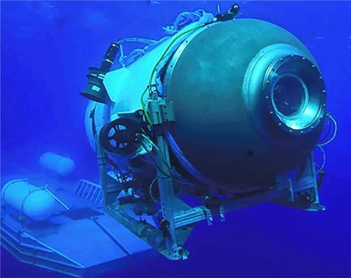 Tragödie in der Tiefsee: Die „Titan“ implodierte auf dem Weg zum Wrack der Titanic. Foto dpa