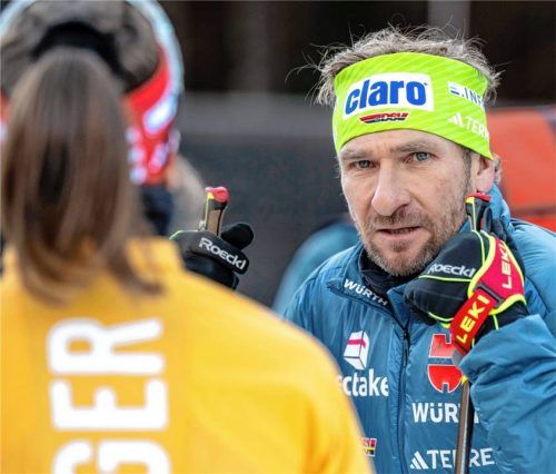 Trainiert die Lehrgangsgruppe 1B der Damen im DSV-Biathlon: Andi Stitzl.Foto Ernst Wukits