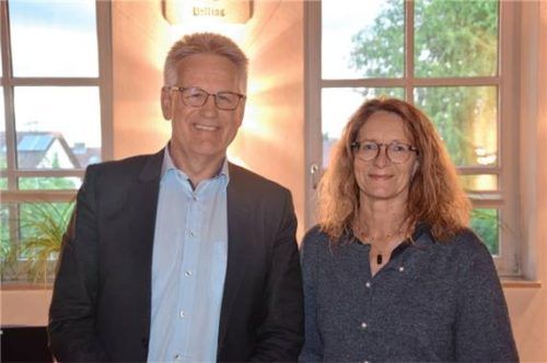 VG-Vorsitzender Ernst Weinberger und seine Stellvertreterin Anna Meier. Foto Wagner
