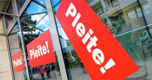 Viele Unternehmen in Deutschland stehen weiter unter Druck, auch in der Region. Die Zahl der Firmenpleiten ist auf einem sehr hohen Stand. Foto Imago