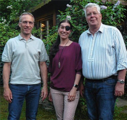 Wollen gemeinsam in die Zukunft schauen: (von links) Robert Pötzsch, Kristina Pauli und Klaus Penzenstadler. Foto Fischer