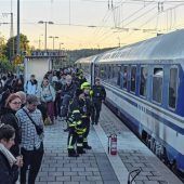 Zug mit 250 Passagieren evakuiert