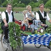 Ein seltenes Radler-Spektakel