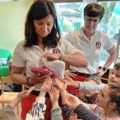 Wasserwacht besucht den Kindergarten