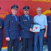 Defibrillator jetzt am Feuerwehrgerätehaus