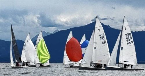 Acht spannende Wettfahrten an drei Regatta-Tagen gab es bei den Tempest German Open 2026 auf dem Chiemsee.Foto Markus Müller