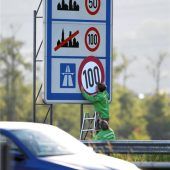 Greenpeace-Aktion auf A93 sorgt für Aufsehen