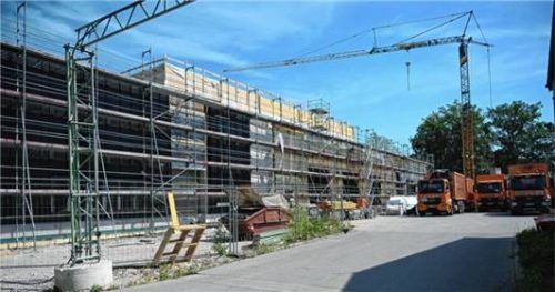 An dieser Baustelle für die Müllabfuhr des Landkreises Rosenheim ereignete sich der Arbeitsunfall. Foto Ruprecht