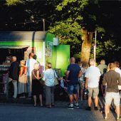 Grüner Kiosk am Gries