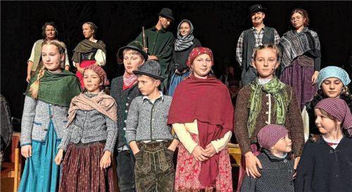 Das Aiblinger Adventssingen erfreute sich auch im Vorjahr großer Beliebtheit. Unser Bild zeigt eine Szene des Krippenspiels. Foto Kotter