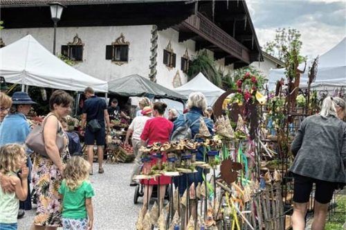 Der Sachranger Bauern- und Kunsthandwerkermarkt findet am Wochenende zum 25. Mal statt. Fotos Tourist-Info Aschau