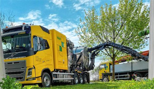 Die Hölzl GmbH ist anerkannter Entsorgungsfachbetrieb: der CapGeo von Capelotto für die professionelle Fermenterreinigung. Fotos Hölzl Gmbh/re