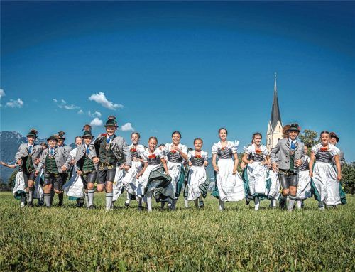 Die Kinder- und Jugendgruppe sichert das Fortbestehen des Vereins und damit der Tradition innerhalb des GTEV. Fotos GTEV „Alpenrose“ Nußdorf,