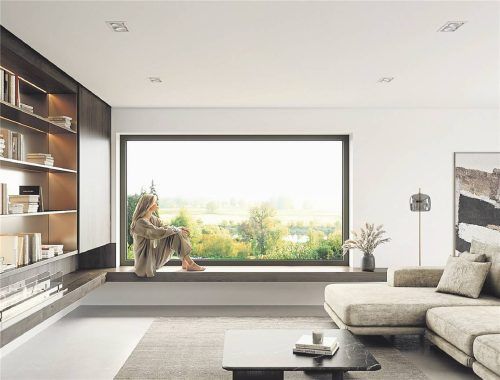 Fenster, Fassade, Dach: Werden sie erneuert, gibt es Geld vom Staat. Foto SCHÜCO / KI