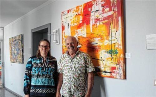 Herbert Brenzinger mit der Geschäftsleiterin Daniela Arnst am Amtsgericht Mühldorf. Foto huc